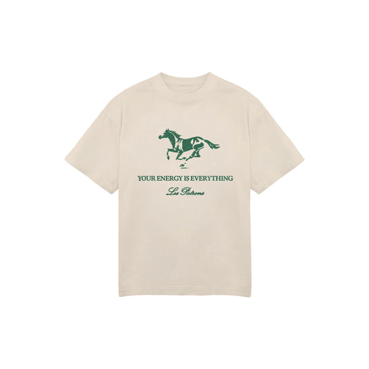 ''Les Patrons'' Horse Tee - Bone