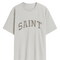 T-shirt Bone « Saint » - Patch chromé