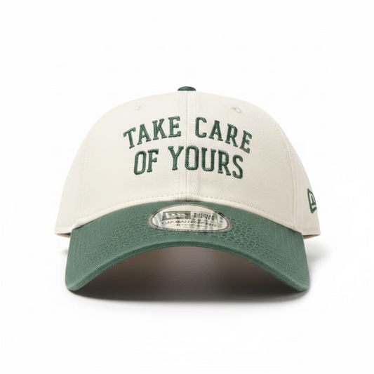 Quartier - Take Care Of Yours Adjustable Hat (Green / Cream)