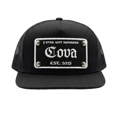 Cova Hats Black Cova Trucker