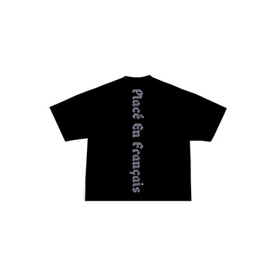 PLACÉ ALL OVER TEE BLACK