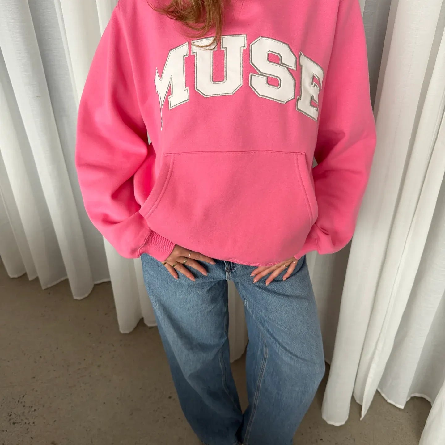 Heavyweight Scholar Hoodie - Pink