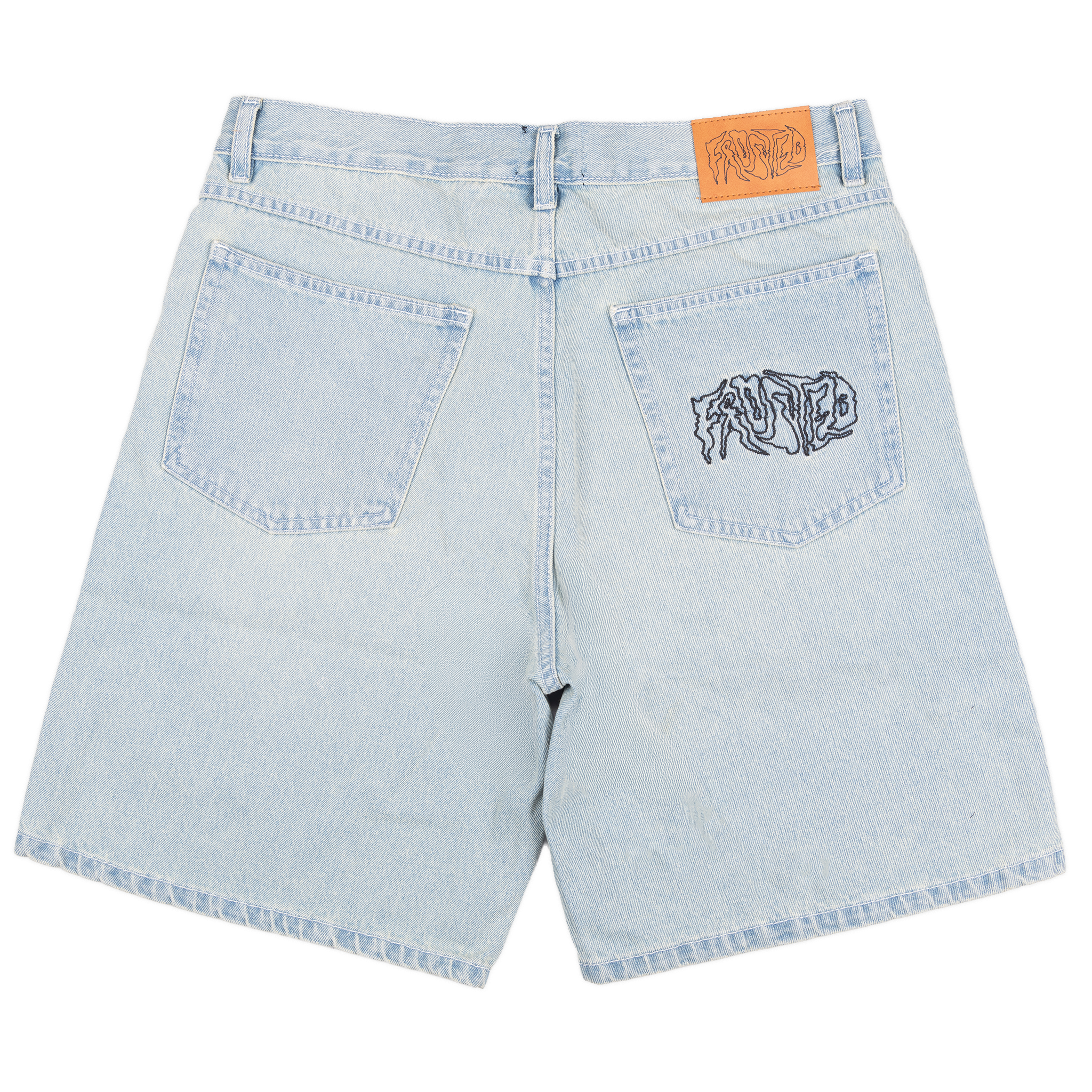 Frosted - Wavy Shorts Sunfaded Light Blue