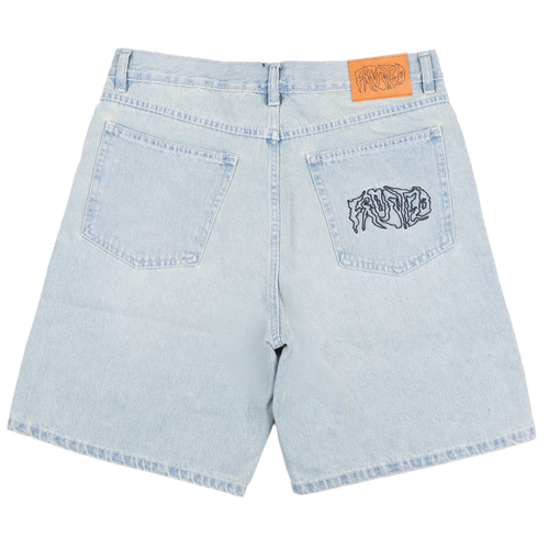 Frosted - Wavy Shorts Sunfaded Light Blue