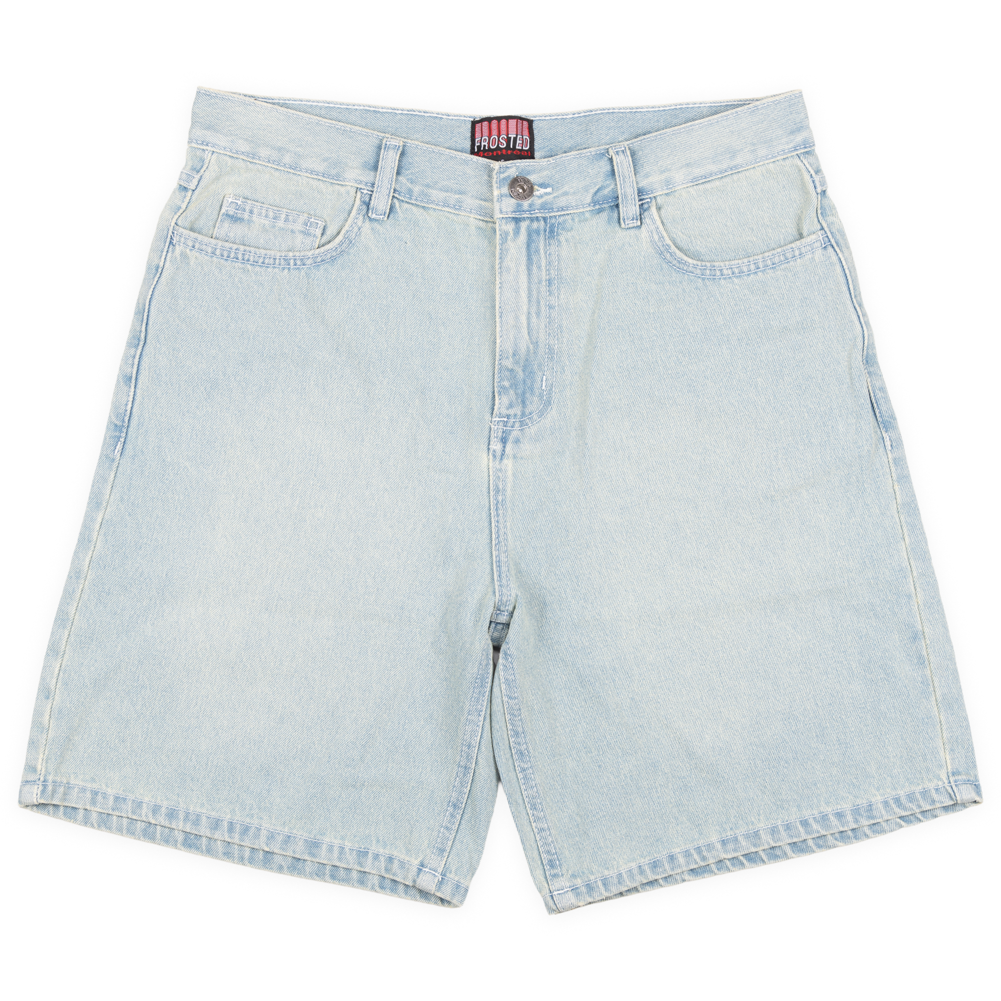 Frosted - Wavy Shorts Sunfaded Light Blue