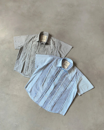 2DEGREECELCIUS -  Segment Button Up - Black