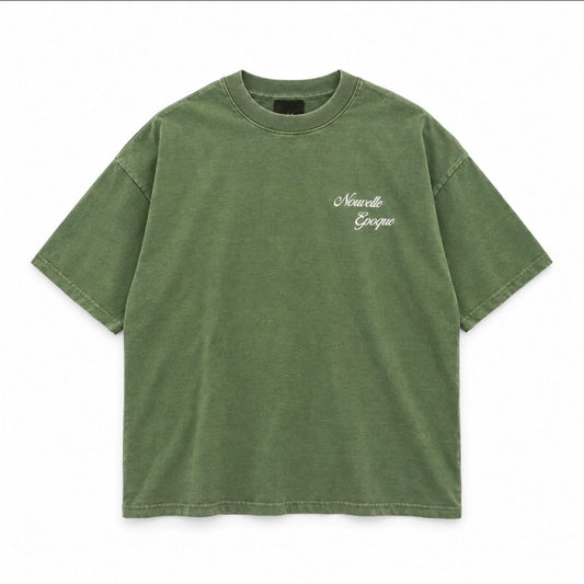 NE - Green Boxy Tee