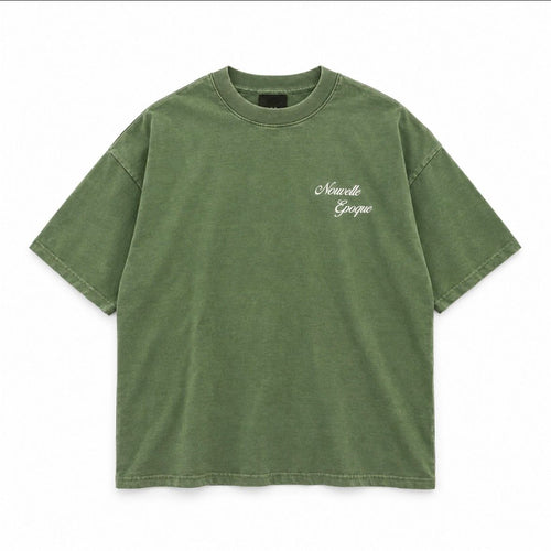 NE - Green Boxy Tee