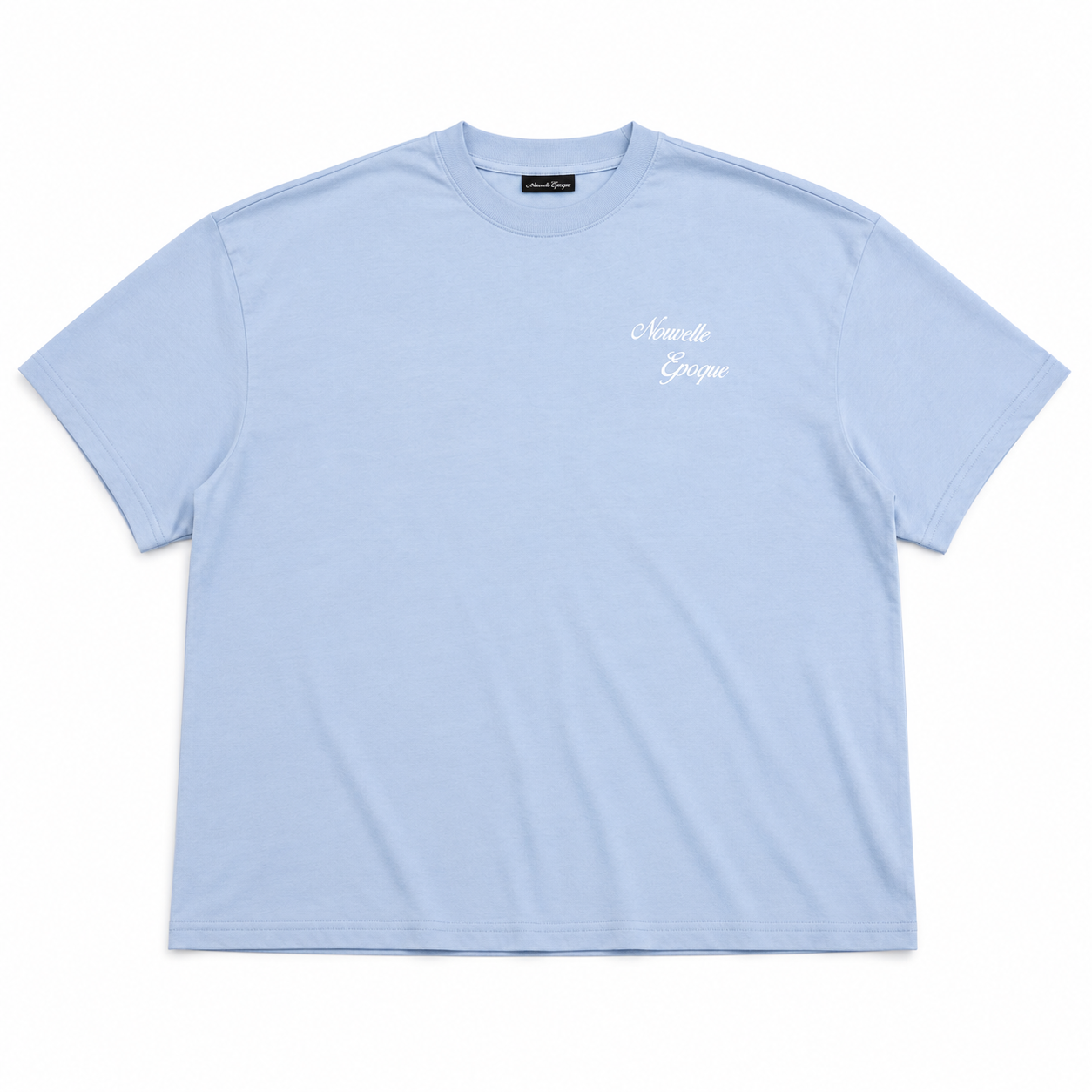NE - Blue Boxy Tee