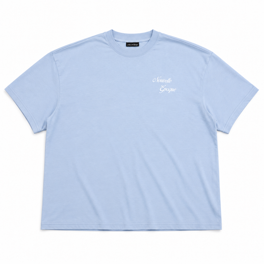 NE - Blue Boxy Tee