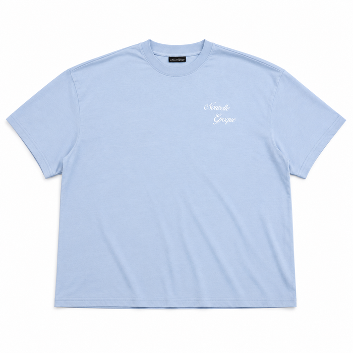 NE - Blue Boxy Tee