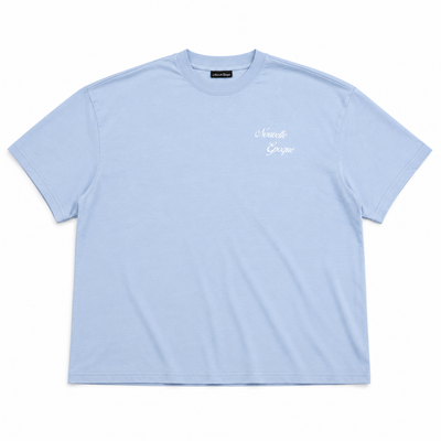 NE - Blue Boxy Tee