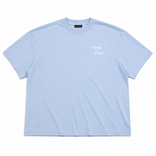NE - Blue Boxy Tee