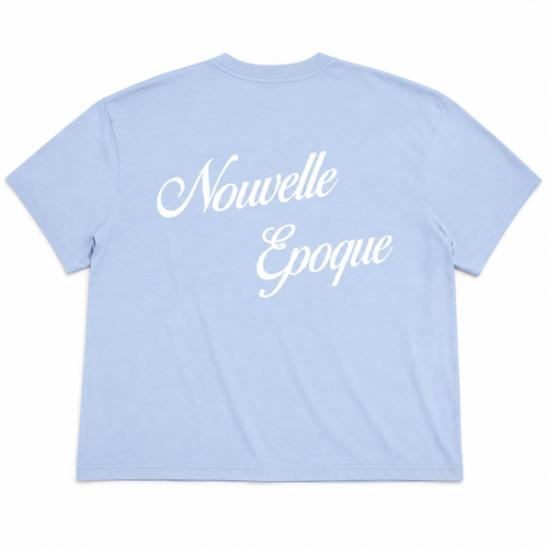 NE - Blue Boxy Tee