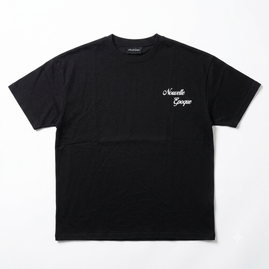 NE - Black Boxy Tee
