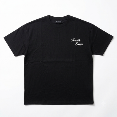 NE - Black Boxy Tee