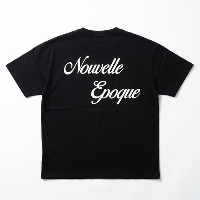 NE - Black Boxy Tee