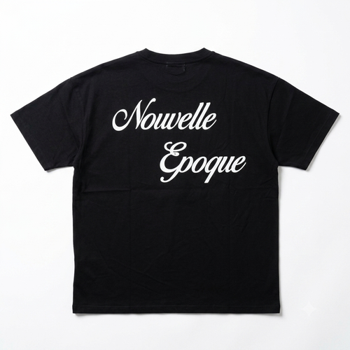 NE - Black Boxy Tee