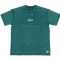 Heavyweight Green Tee - Saint Logo White Stitch