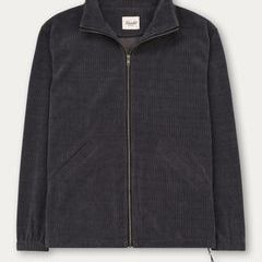 Chenille Zip Up - Charcoal