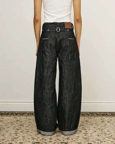 2DEGREECELCIUS - Warp Selvedge denim - Black