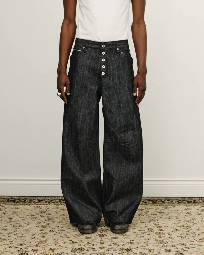 2DEGREECELCIUS - Warp Selvedge denim - Black