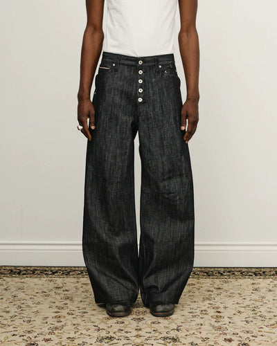 2DEGREECELCIUS - Warp Selvedge denim - Black