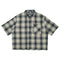 NYXYN - BOXY PLAID FLANNEL - MARINE