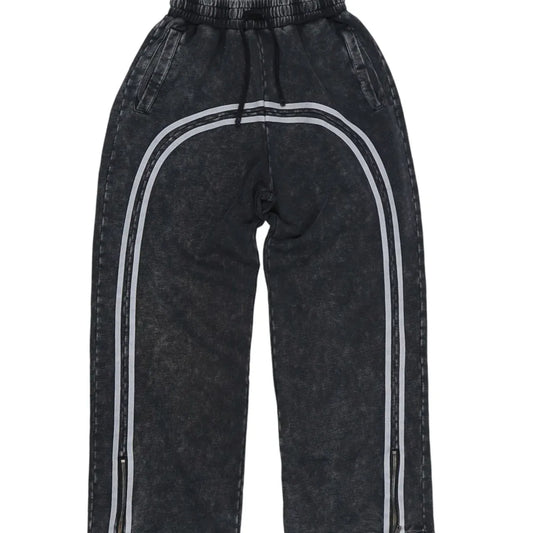 NYXYN - TWO-LINED SWEATPANTS - BLACK