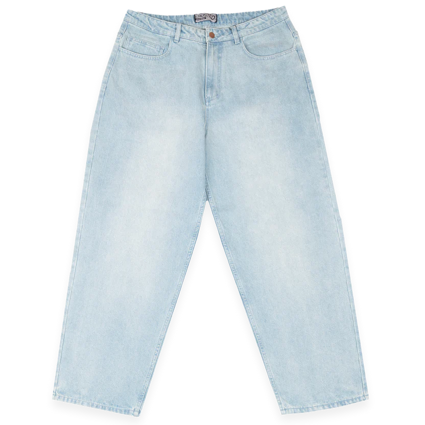 Frosted - Wavy Pants Sunfaded Light Blue