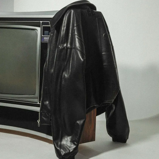 Leather Jacket Persona - Black