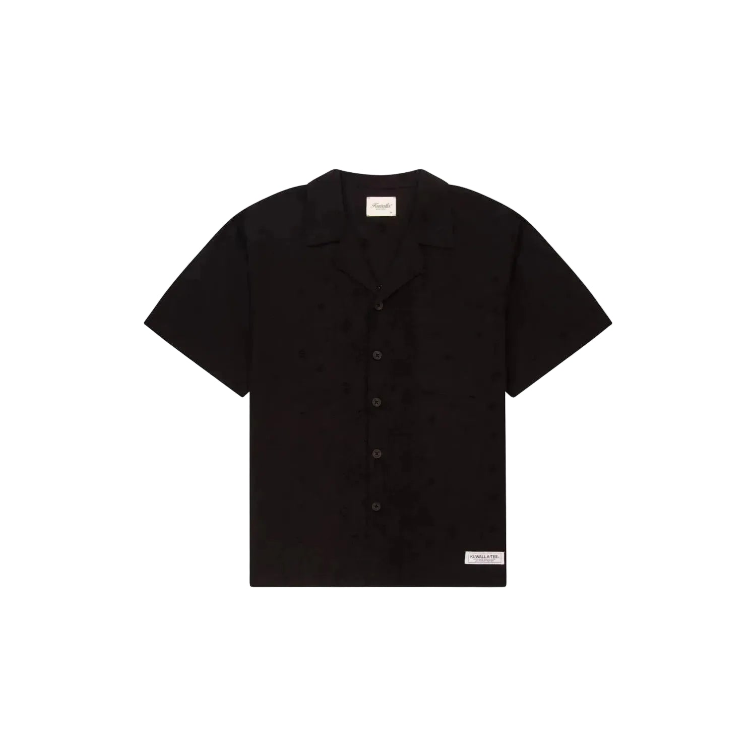 Embroidered Yacht Shirt – Black