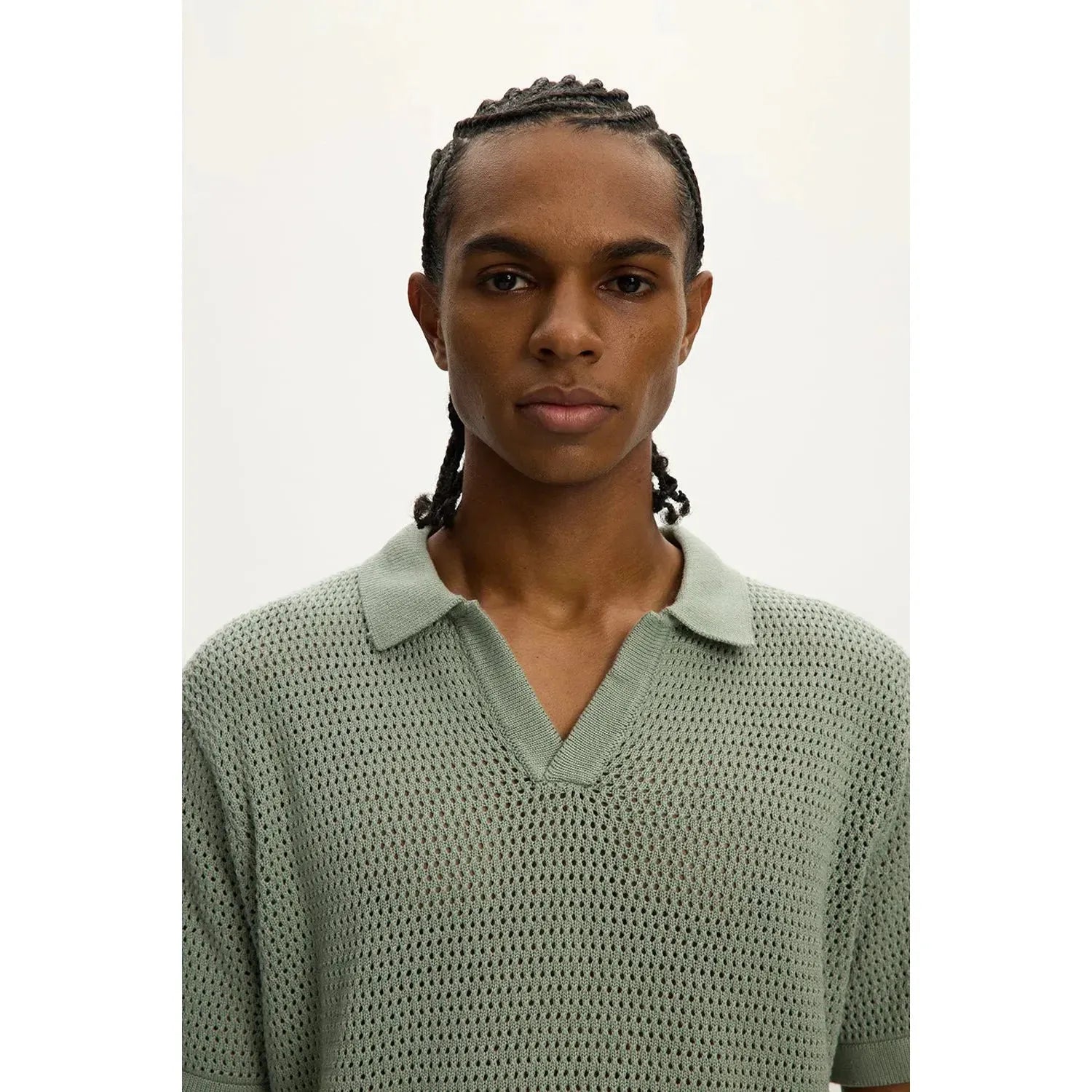 Knit Beach Polo - Jade
