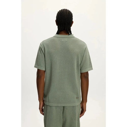 Knit Beach Polo - Jade