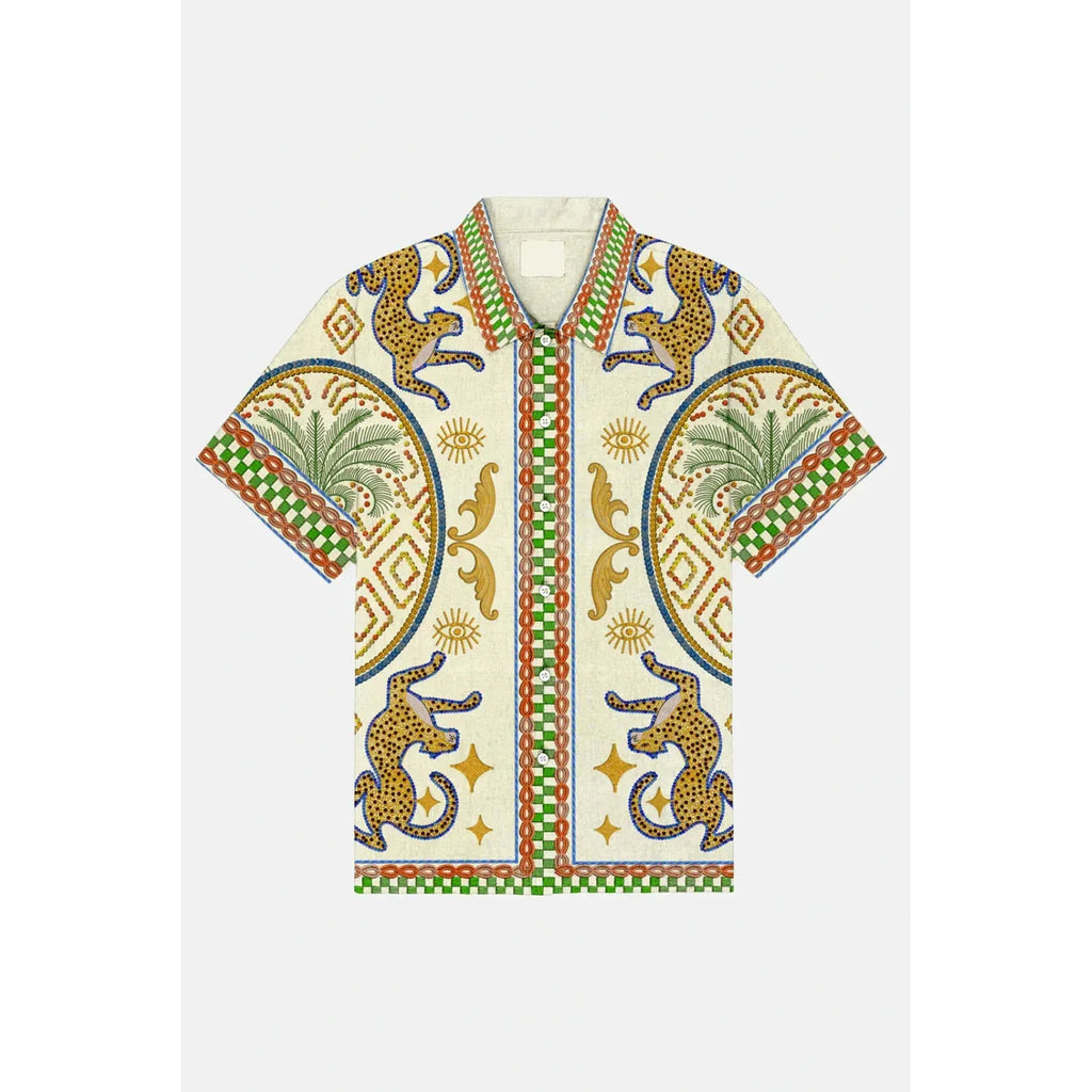 Beach Shirt – Jaguar Print