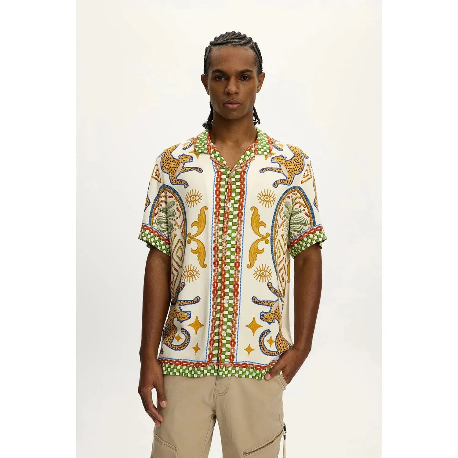 Beach Shirt – Jaguar Print