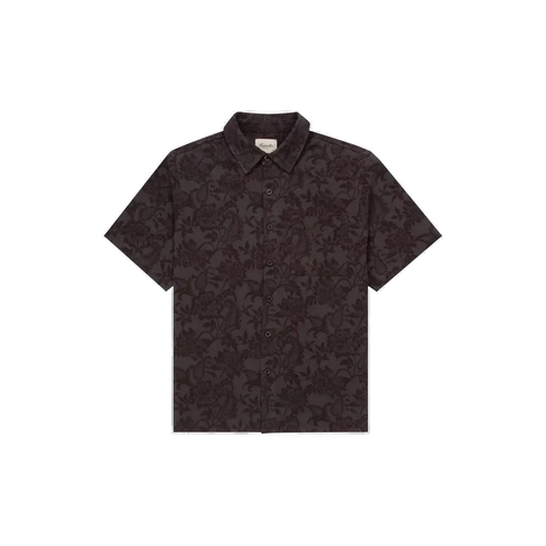 Jacquard Linen Shirt – Charcoal