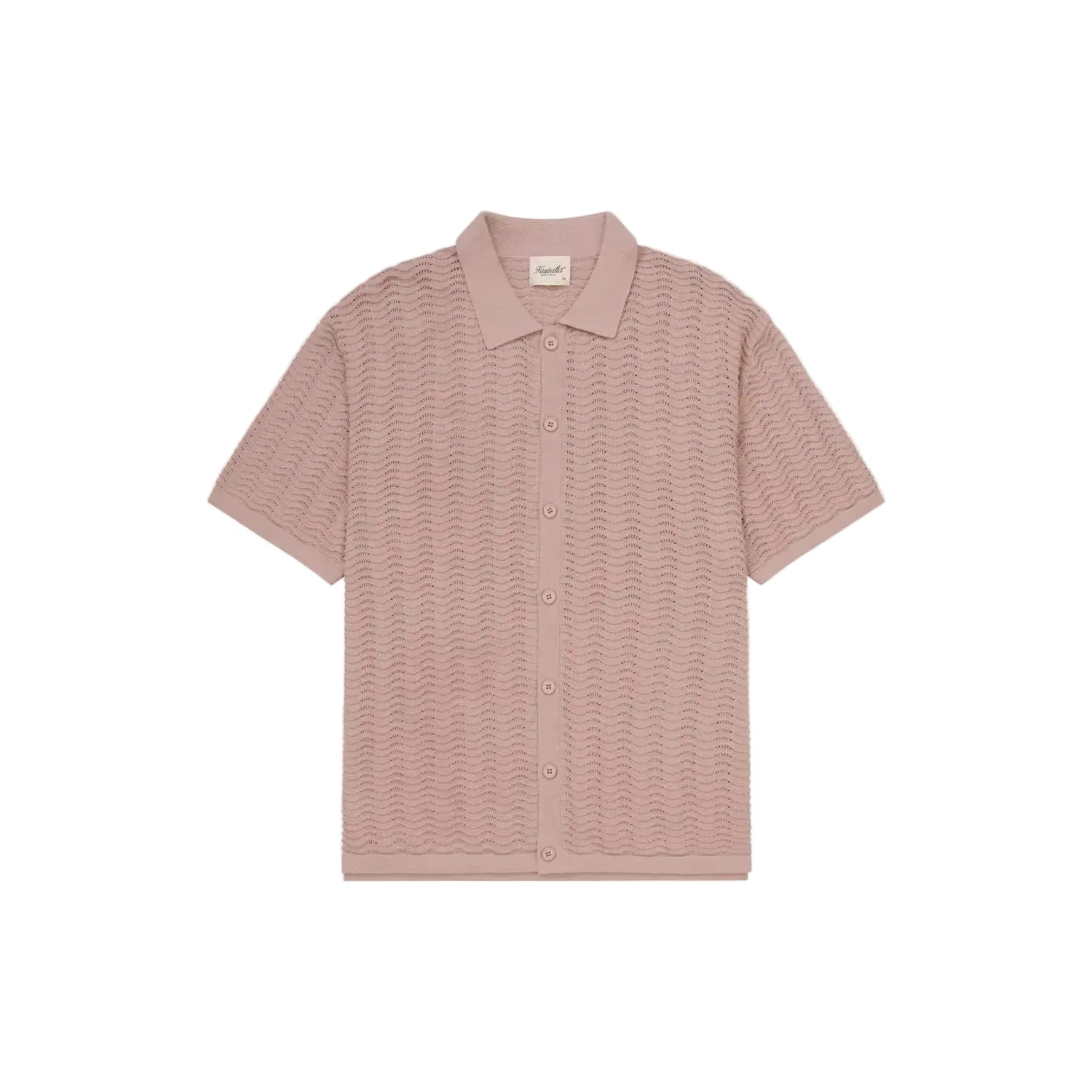 Wave Knit Polo – Dusty Lilac