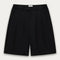 SS26 Double Pleated Shorts - Black