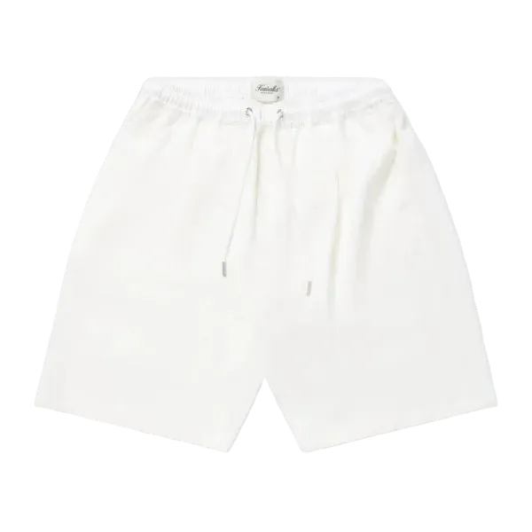 Textured Shorts - Flat White
