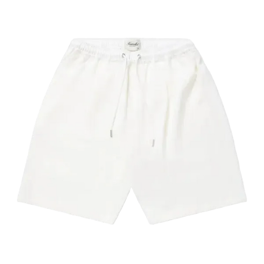 Textured Shorts - Flat White