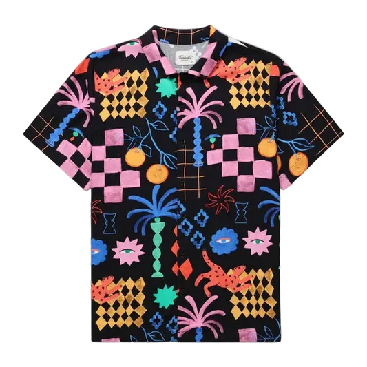 Beach Shirt - Black Sunny Vibes