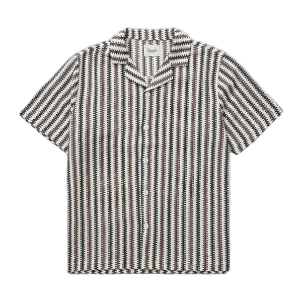 Zig Zag Shirt - Brown