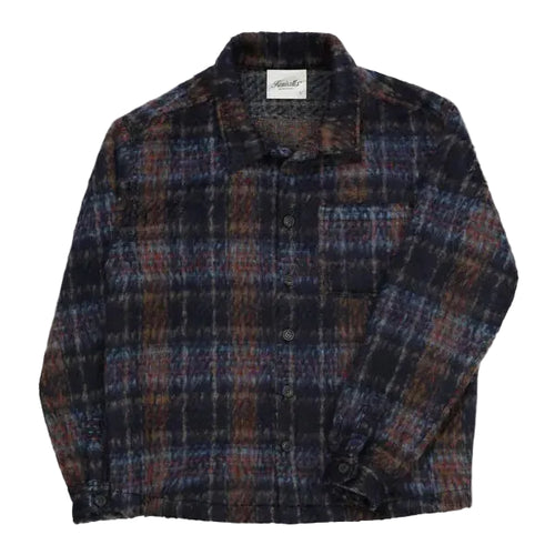 Faux Mohair Shirt - Navy