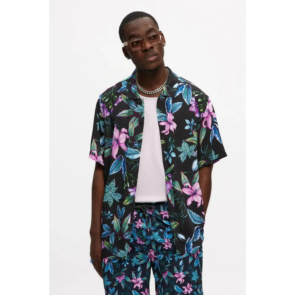 Beach Shirt 2.0 – Pink Jungle