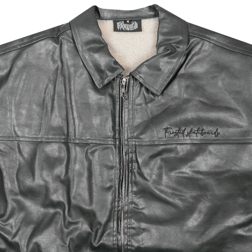 Frosted - Leather Jacket Black