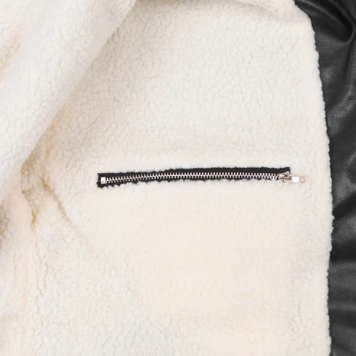 Frosted - Leather Jacket Black