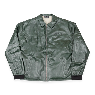 Frosted - Leather Jacket Green