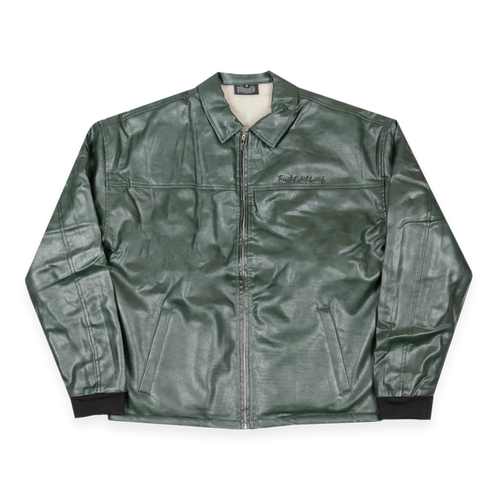 Frosted - Leather Jacket Green