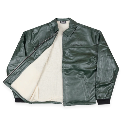 Frosted - Leather Jacket Green